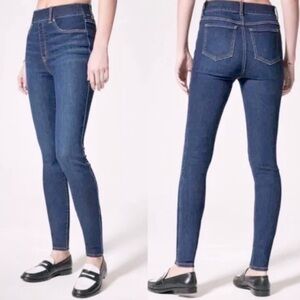 SPANX Women’s Jean-ish Pull On Skinny Ankle Leggings Dark Wash Size Medium 8/10